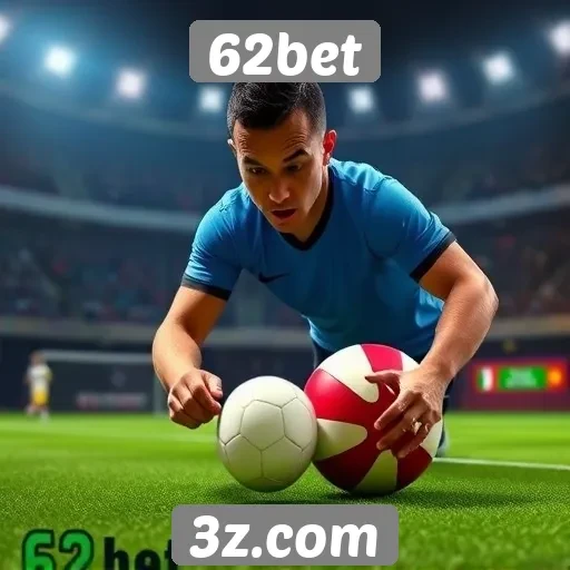 Variedade de modalidades de apostas disponíveis na 62bet