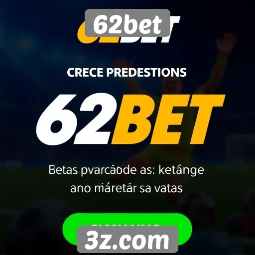 Promoções e bônus oferecidos pelo 62bet