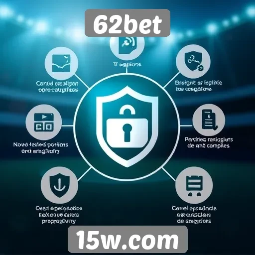 Características de segurança no site 62bet